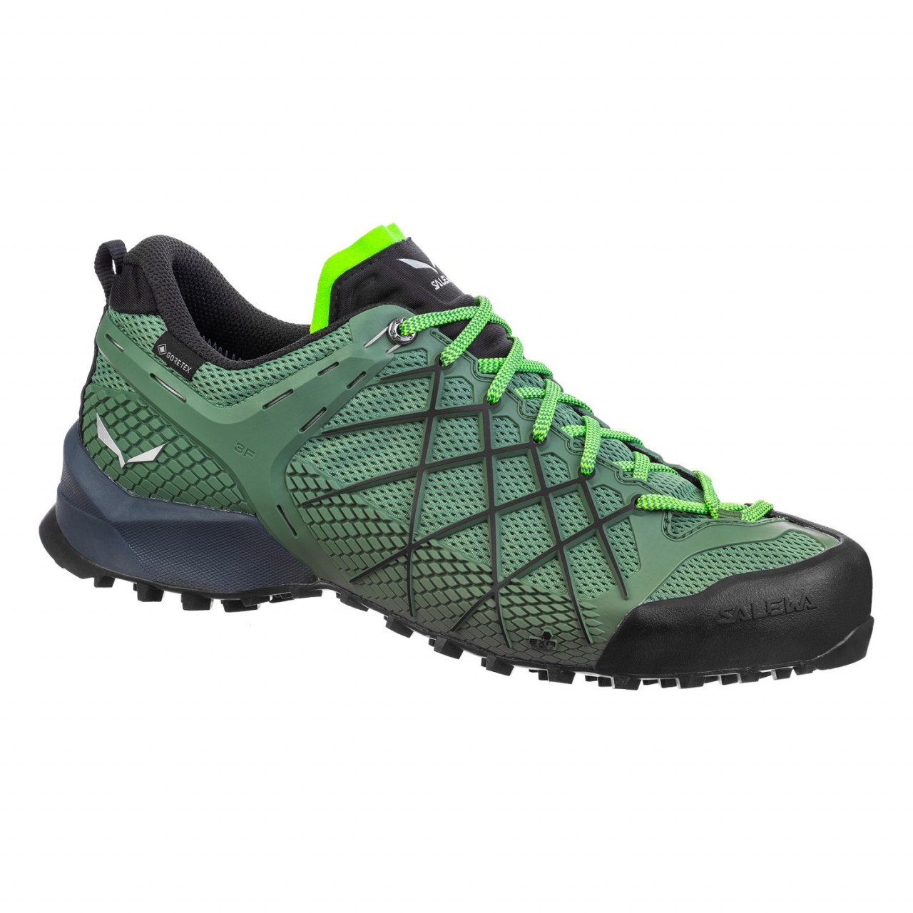 Salewa Men's Wildfire GORE-TEX® Approach Shoes Green OAN-051249